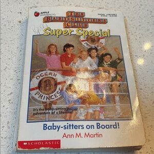 Scholastic The Baby-Sitters Club Super Special baby sitters on Board. Vintage